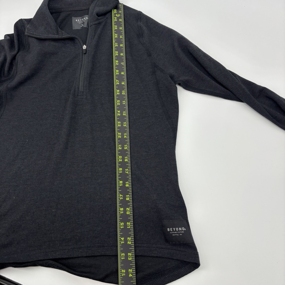 Beyond Clothing 1/4 Zip Base Layer Jacket Womens Size Small Black Seattle WA‎ - Picture 6 of 8
